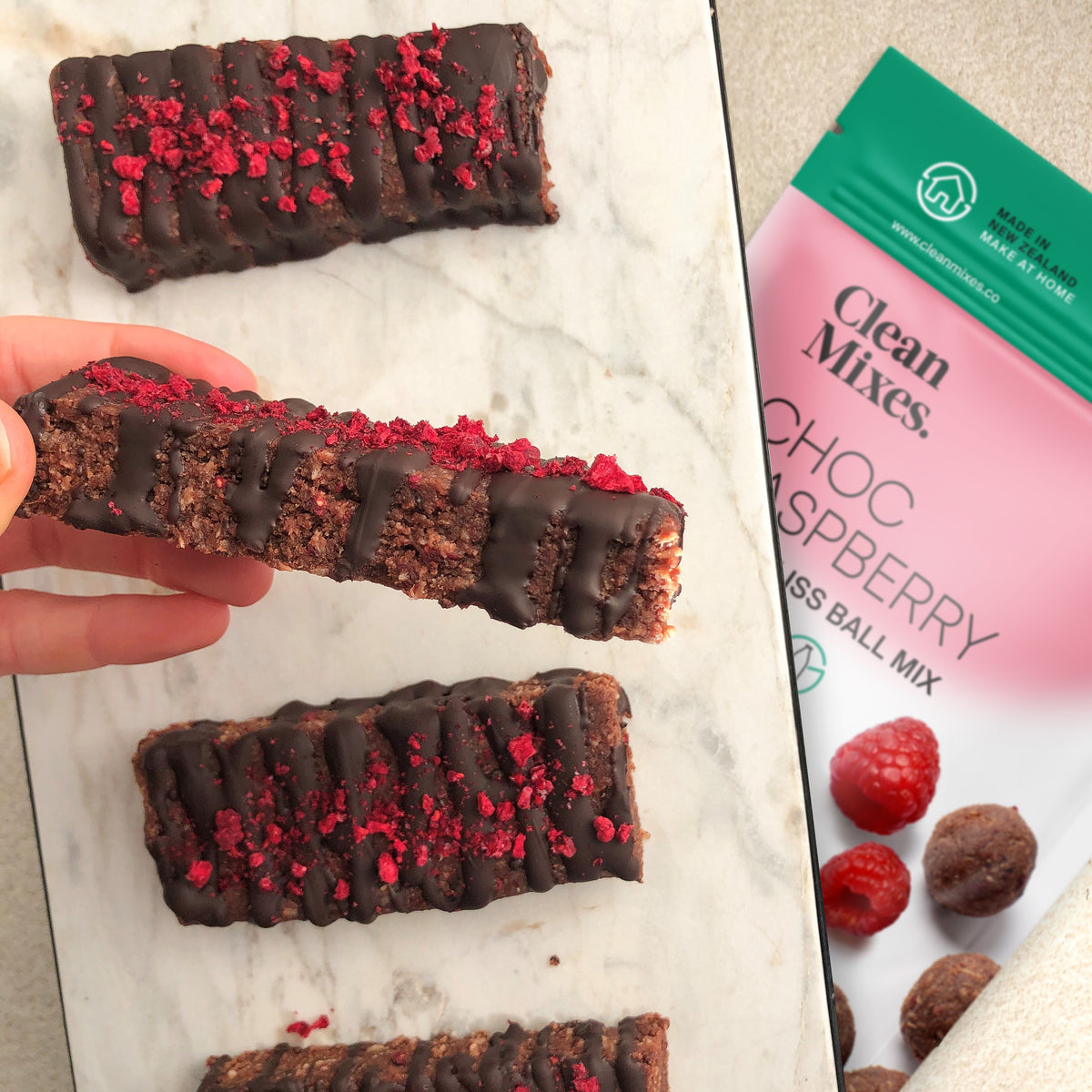 Choc Raspberry Bars