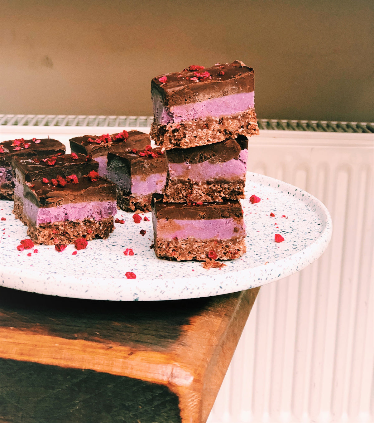 Raw Choc Raspberry Slice