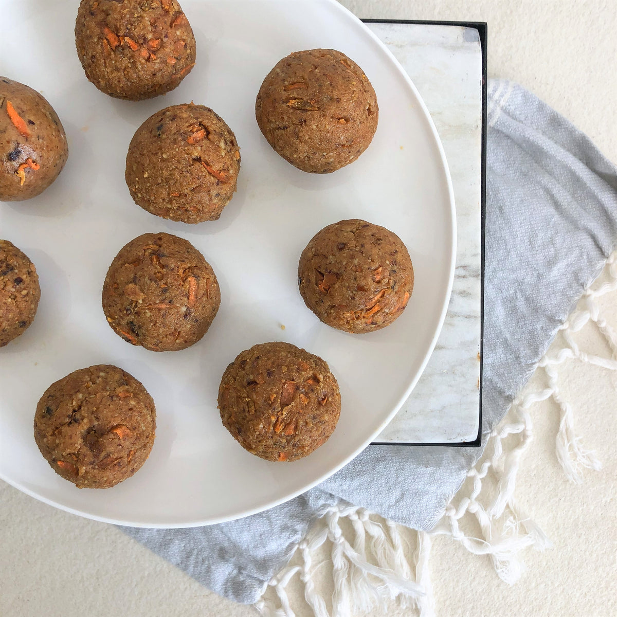 Salted Caramel Carrot Cake Bliss Balls