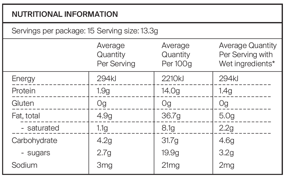 Chocolate Chip Bliss Ball Mix 200g