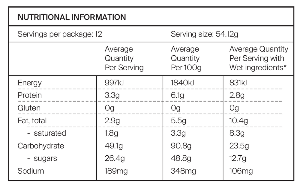 Rich Chocolate Baking Mix 350g